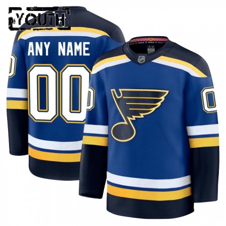 Maillot de Hockey St. Louis Blues Personnaliser Fanatics Premium 2024-25 Bleu Domicile - Enfant Maillot de Hockey St. Louis Blues Personnaliser Fanatics Premium 2024-25 Bleu Domicile - Enfant